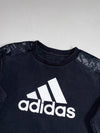 Adidas | Black Digital Camo Panel Logo Sweatshirt (XS)
