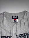 MLB Arizona Diamondbacks Pinstripe Baseball Jersey Grey (Xl/2Xl)