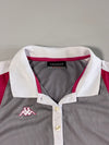 Kappa | Grey Pink Panel Mesh Polo | (XL)