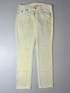 Y2K True Religion Made in USA Low Rise Jeans – Cream (W:32) (L:40)