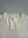 AMI Paris Ami de Coeur Logo Crewneck Sweater  Cream (XL)