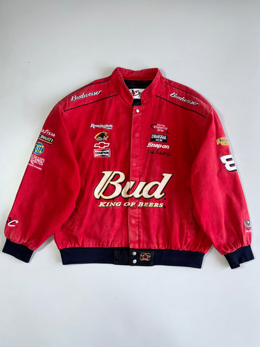 Dale Earnhardt Jr #8 Budweiser NASCAR Winston Cup Chase Authentics Vintage Racing Jacket
 (2XL)