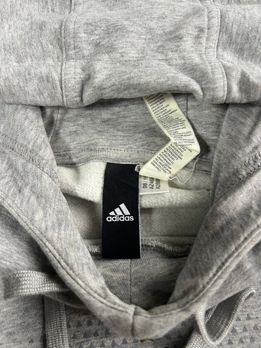 Adidas Studded Logo Pullover Hoodie (S)