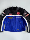Vintage IXS Motorcycle Fashion Racing Jacket —  Multi-Sponsor Patches (NGK / Akrapovič / Motul / Brembo) — Removable Liner — Paded (2XL)