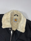 Carhartt WIP | Black Sherpa Collar Chore Coat | (L)