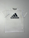 Vintage Adidas White Big Logo Graphic Tee (L)