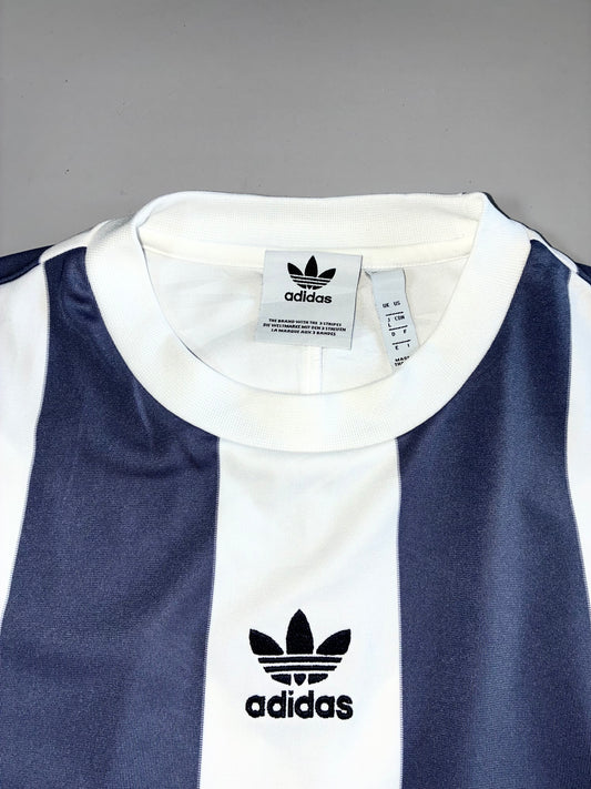 Adidas Originals “Rival Goalie” Vertical Stripe Football Jersey (M/L)