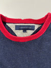 Tommy Hilfiger Colour Block Knit Sweater – Navy/Grey – (M)