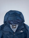 The North Face DryVent Hooded Rain Jacket | Navy Blue Waterproof Zip-Up Windbreaker (XL)
