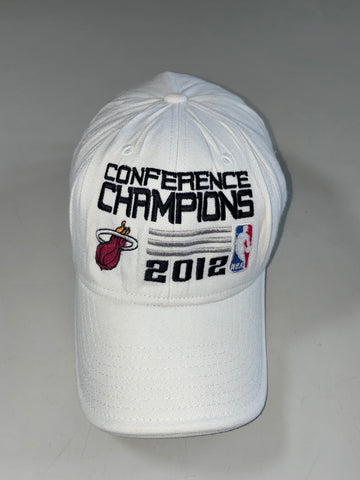 Miami Heat 2012 NBA Conference Champions Adidas Flex Cap – White (58cm)