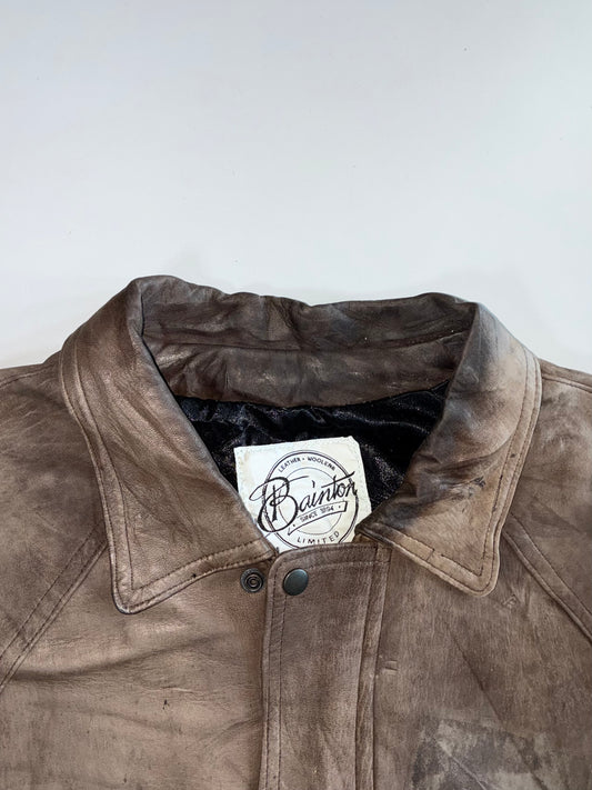 Bainton Premium Original Leather Jacket (XL)