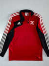 Adidas ClimaCool Red & Black Zip Training Top “JK” (L)