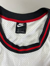 Nike Sportswear Mesh Basketball Jersey – White/Red/Black, Large (XL)