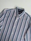 Tommy Hilfiger | Navy Red & White Stripe Vintage Fit Shirt | (M)