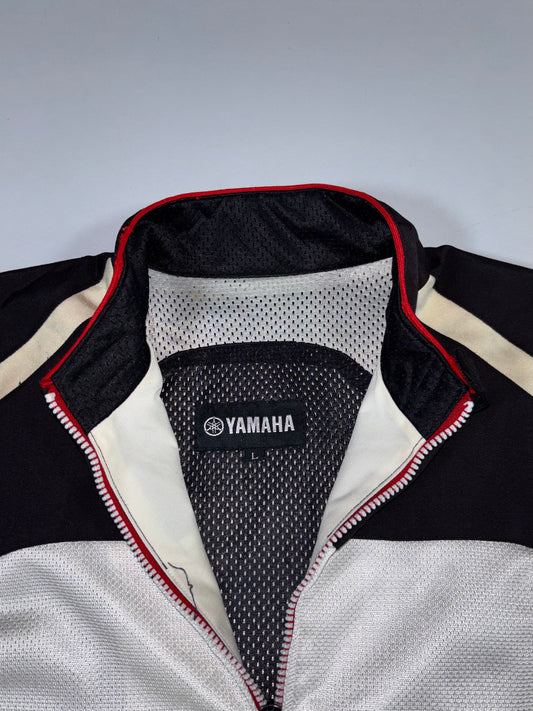 Yamaha Racing Mesh Vented Moto Jacket Black, White & Red (M)