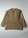 Vintage Calvin Klein Jeans Tan Henley Long Sleeve Shirt (XL)