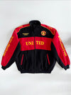 Manchester United Black Red Track Embroidered Jacket (2Xl/3Xl)
