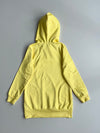 Fila Kids Yellow Asymmetric Zip Hoodie with Snap Tabs & Sleeve Patch (XS)