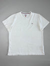 Tommy Jeans Essential Flag Logo White T-Shirt (L)