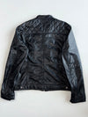 Conbipel Black Leather Jacket(L)