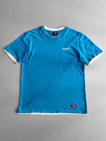 Dickies | Blue Ringer Logo T-Shirt (L)