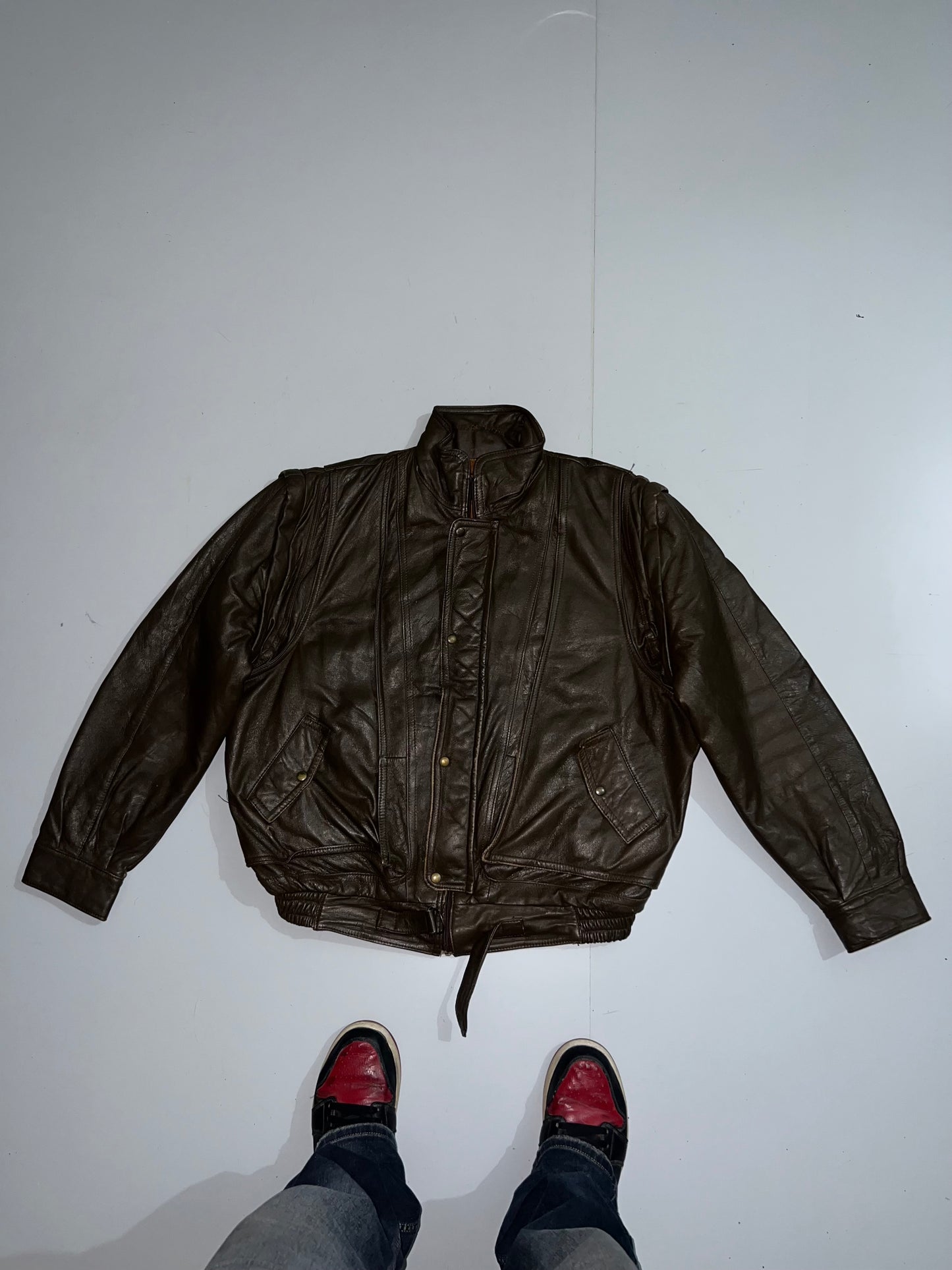*Detachable Arms Super Premium Original Leather (RARE) (XL/2XL)