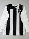 Erima BSV 1945 Black & White Striped Long Sleeve Football Jersey (S)