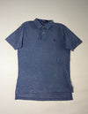 Polo Ralph Lauren Classic Pony Logo Blue Piqué Polo Shirt (XL)