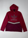 Adidas Originals Trefoil Hoodie – Maroon/Burgundy (S)