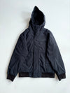 Vintage The North Face Black Hooded Bomber Jacket (L)