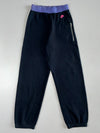 Nike Black/Purple Colourblock Track Pants Elastic(W:26|L:41)