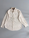 Tommy Hilfiger | Windowpane Check Long Sleeve Shirt | Cream/Red (Xl/2Xl)