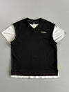 National Geographic Layered V-Neck Vest Tee (L)