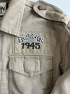 Marley & Co ‘Burnin 1945’ Khaki Military Shirt Jacket (L)