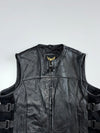 Tactical Style Genuine Leather Vest (2XL)