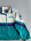 Vintage 90s Starter Charlotte Hornets NBA Windbreaker Jacket (XL/XXL)