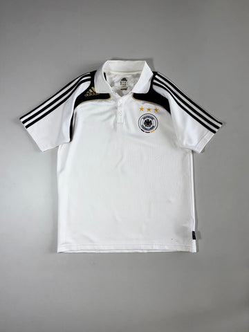 Adidas Germany DFB 2008 Climalite Football Polo – White/Black (L)