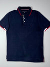Tommy Hilfiger Tipped Collar Polo – Navy  (L)