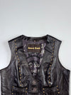 Goose Craft Studded Leather Vest (S)