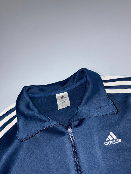 Adidas | Kids 3-Stripe Track Jacket | Navy/White | (XS)