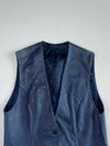Vintage Premium Original Bomber Leather Vest (XXS)