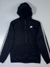 Nike Taped Sleeve Zip-Up Hoodie Black (S)