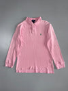 Polo by Ralph Lauren Pink Long-Sleeve Polo (S)