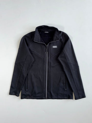 Black Yak Black Fleece-Lined Zip Jacket (M)