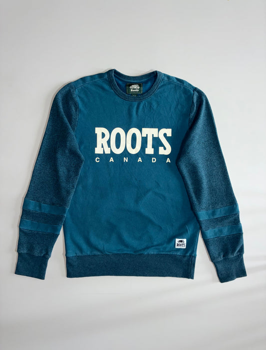 Roots Canada Spellout Crewneck Sweatshirt (M)