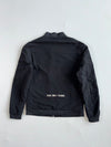 Minimal Black Bomber Jacket (S)