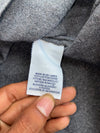Polo Ralph Lauren Rugby Shirt — Grey Long Sleeve, White Collar (L)