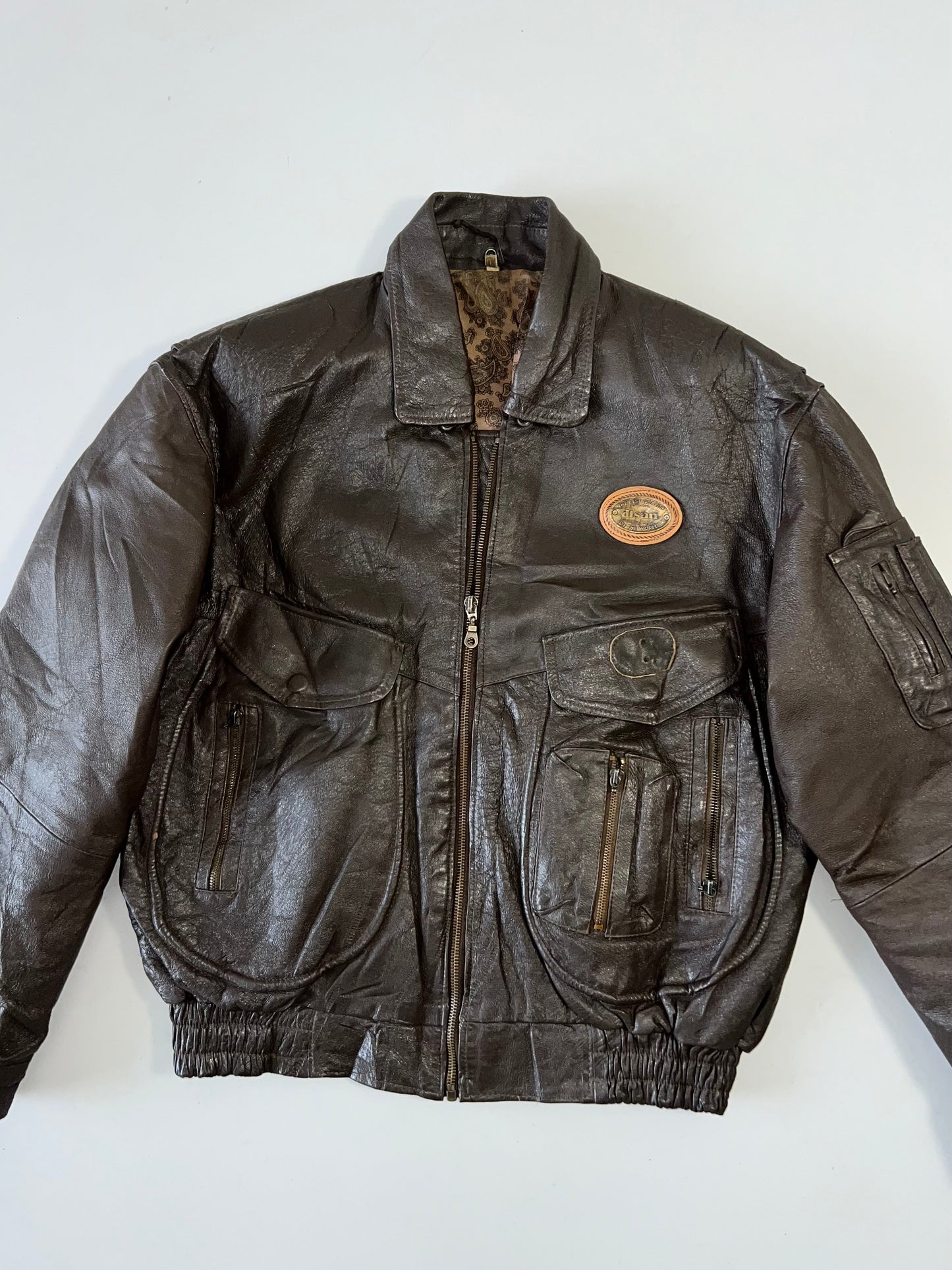 !                                                                                                                                                                                                                Ultra Premium RARE Original Leather Jacket (L)