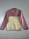 Patagonia Synchilla Snap-T Fleece, Pink/Cream (M/L)