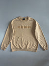 Dickies 874 Beige Embossed Crewneck Sweatshirt (Xl)